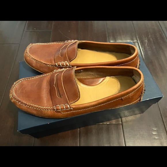 Cole Haan Shoes | Mens Cole Haan Grant Canoe Penny Loafer Size 10 | Color: Tan | Size: 10 | Phase227's Closet